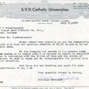 Father Ralph M Wiltgen Catholic The Rhine Flows Into the Tiber Signed Autograph