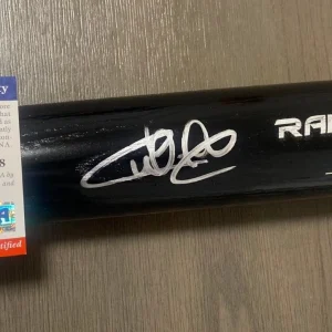 WILLSON CONTRERAS MILWAUKEE BREWERS SIGNED AUTO RAWLINGS BLACK PRO BAT PSA *
