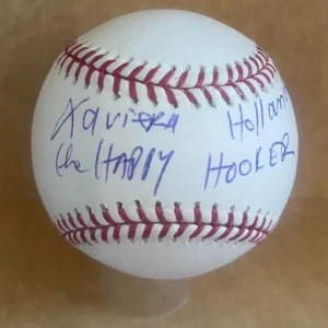 XAVIERA HOLLANDER THE HAPPY HOOKER RARE SIGNED AUTOGRAPHED M.L. BASEBALL BECKETT