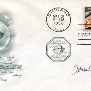 Samuel C. C. Ting Nobel Prize Physics Subatomic Particle Signed Autograph FDC