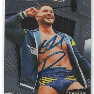 Ethan Page Signed 2022 Upper Deck Allure AEW Card #29 WWE NXT