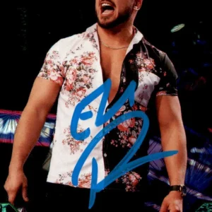 Ethan Page Signed 2023 AEW Upper Deck Green Pyro Card #24 318/349 WWE NXT