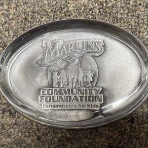 FLORIDA MARLINS BASEBALL COMMUNITY FOUNDATION COLLECTIBLE PAPERWEIGHT L@@K RARE