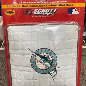 SCHUTT SPORTS FLORIDA MARLINS TEAM LOGO MINI BASEBALL BASE NEW SEALED RARE