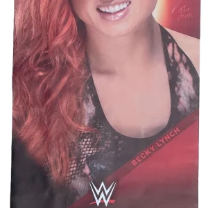 Becky Lynch Signed WWE WrestleMania Phoenix 23.75x61.75 Street Banner JSA