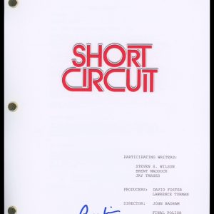 Austin Pendleton "Short Circuit" AUTOGRAPH Signed Full Script Screenplay ACOA