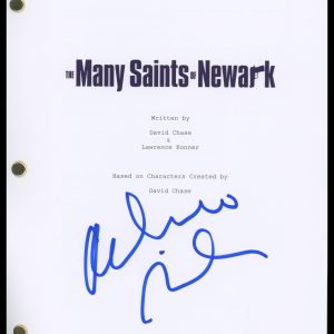 Alessandro Nivola "The Many Saints of Newark" AUTOGRAPH Signed Script Screenplay