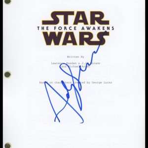 Andy Serkis "Star Wars: The Force Awakens" AUTOGRAPH Signed Script Screenplay