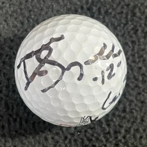 Dane Sanzemnacher Signed Golf Ball Ohio State Buckeyes Beckett LOA COA