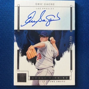 2024 PANINI IMPECCABLE ERIC GAGNE DODGERS AWARD WINNING 2003 CY YOUNG AUTO /49