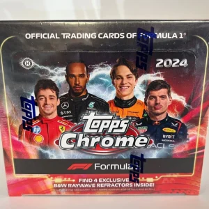 2024 TOPPS CHROME FORMULA 1 RACING SEALED BOX 16 PACKS PER BOX