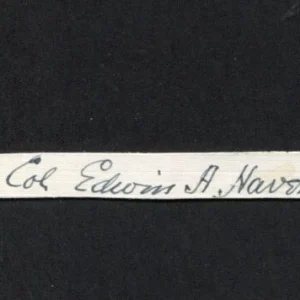 Colonel Edwin E.A. Havers Lecturer Waterman Company Author Signed Autograph