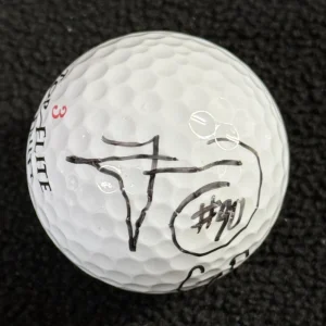 Thaddeus Gibson Signed Golf Ball Ohio State Buckeyes Beckett LOA COA