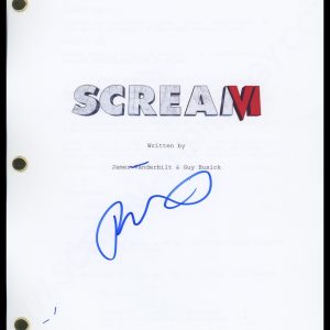 Tyler Gillett "Scream VI" Director AUTOGRAPH Signed Full Script Screenplay ACOA