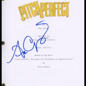 Anna Camp "Pitch Perfect" AUTOGRAPH Signed Full Complete Script Screenplay ACOA