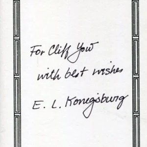E. L. Konigsburg Newbery Medals Children Author Signed Autograph Bookplate