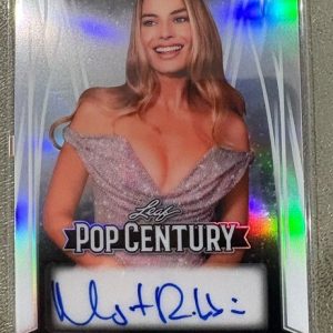 Margot Robie 2025 Leaf Pop Century Harley Quinn Autograph Auto Card 1/1