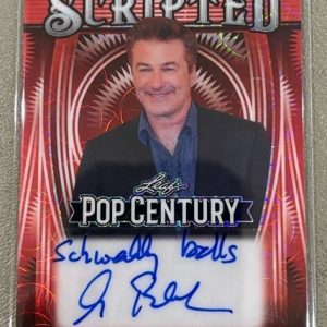Alec Baldwin 2025 Leaf Pop Century Schweddy Balls SNL Autograph Auto Card 1/1
