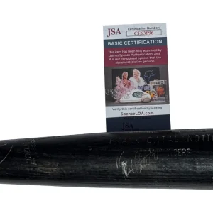 Frank Catalanatto Signed Game Used Louisville Slugger Bat Detroit Tigers JSA COA