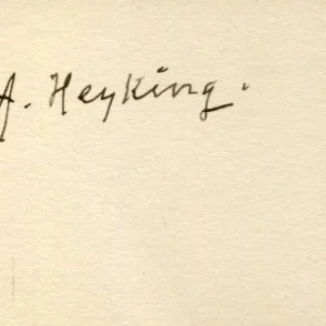 Baron Alphonse von Heyking German Consul Author Signed Autograph