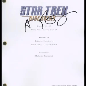 Anthony Rapp "Star Trek: Discovery" AUTOGRAPH Signed Full Episode Script ACOA