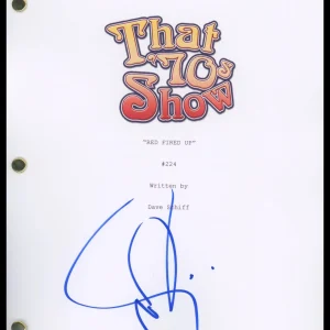 Wilmer Valderrama "That '70s Show" AUTOGRAPH Signed 'Red Fired Up' Script ACOA
