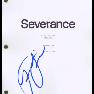 Tramell Tillman "Severance" AUTOGRAPH Signed 'Seth Milchick' Pilot Script B ACOA