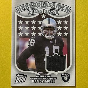 2006 TOPPS RANDY MOSS UPPERCLASSMEN RELIC #UC-RM RAIDERS HOF