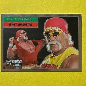 2006 TOPPS HERITAGE CHROME HULK HOGAN BASE #12 WWE SUPERSTAR