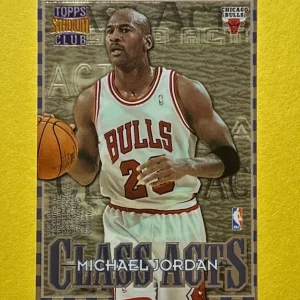 1997 TOPPS STADIUM CLUB CLASS ACTS MICHAEL JORDAN JERRY STACKHOUSE #CA1