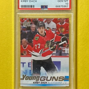 2019 UPPER DECK KIRBY DACH YOUNG GUNS #451 PSA GEM MT BLACKHAWKS
