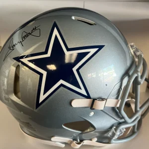 TONY DORSETT COWBOYS SIGNED AUTOGRAPHED PRO LINE FULL SIZE HELMET BECKETT