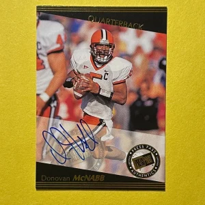 1999 PRESS PASS DONOVAN MCNABB AUTOGRAPH DRAFT PICK