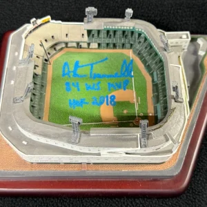 Alan Trammell Signed Inscribed Replica Detroit Tigers Tiger Stadium JSA COA