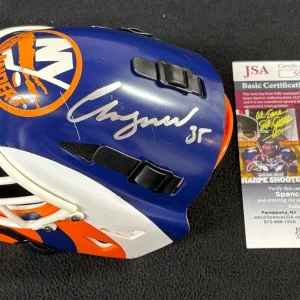 Chris Osgood Signed New York Islanders Mini Goalie Mask JSA COA