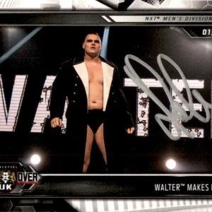 WALTER Signed 2019 Topps WWE NXT UK Card #70 GUNTHER