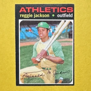 1971 TOPPS REGGIE JACKSON #20 ATHLETICS HOF