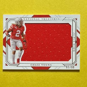 2021 PANINI NATIONAL TREASURES COLLEGIATE CHASE YOUNG JUMBO RELIC /99 #SL-CY