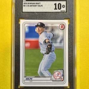 2020 BOWMAN DRAFT ANTHONY VOLPE #BD-178 SGC GM 10 YANKEES