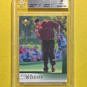2001 UPPER DECK TIGER WOODS #1 BGS MINT 9