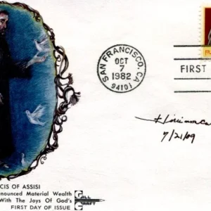 William Henry Keeler Roman Catholic Cardinal Clergy Signed Autograph FDC