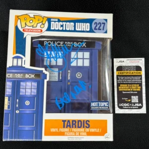 Billie Piper Signed & Inscribed Doctor Who TARDIS Funko Pop Figure JSA COA