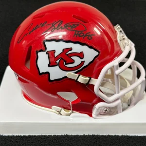 Will Shields Signed & Inscribed Kansas City Chiefs Mini Helmet JSA COA