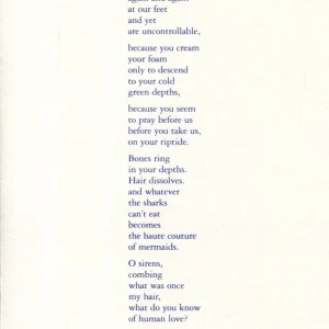 Erica Jong Erotic Fear Of Flying Author Poet Signed Autograph Poem Card