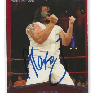 Abyss Signed 2008 TriStar TNA Card #32