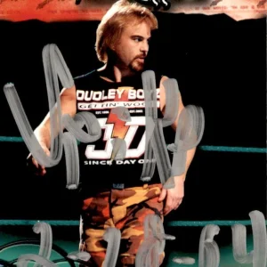 Spike Dudley Signed 2003 Fleer WWE Aggression Card #32