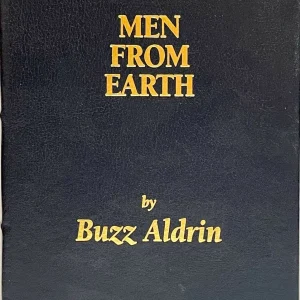 BUZZ ALDRIN Signed Autograph 1st Ed Book "Men From Earth" JSA COA