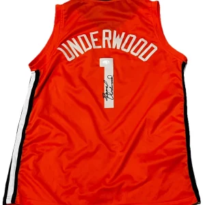 Brad Underwood signed (ILLINOIS ILLINI) #1 basketball jersey PSA/DNA AO79796