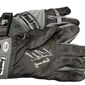 JACK SUWINSKI signed PITTSBURGH PIRATES Game Used Batting Gloves PSA/DNA AO79851