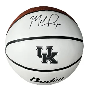 MARK POPE signed (Kentucky Wildcats) F/S LOGO basketball BECKETT JSA AX28889